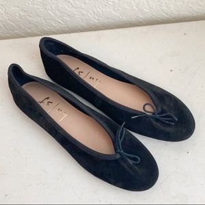 Fs ny made in France black ballet flats